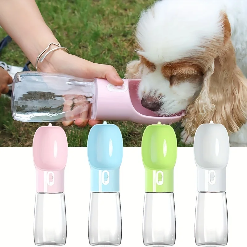 Portable Dog Water Bottle Leakproof Pet Drinking with Bowl for Travel Outdoor Activities Supplies 1005010152831209