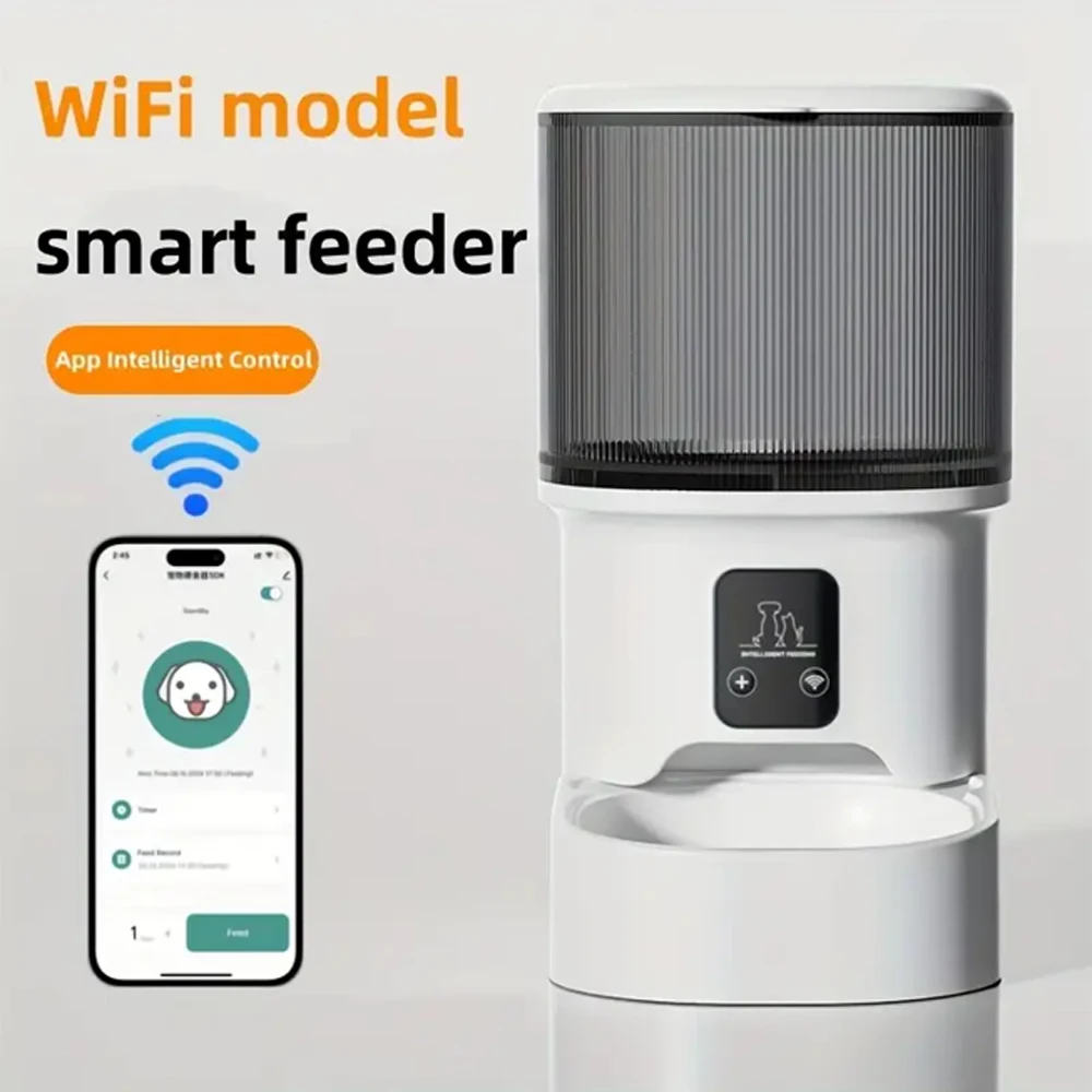 Camera Pet Feeder Timing Smart Automatic Feeder For Cats Dog Button WIFI APP Video Intelligent Dry 1005010159678716
