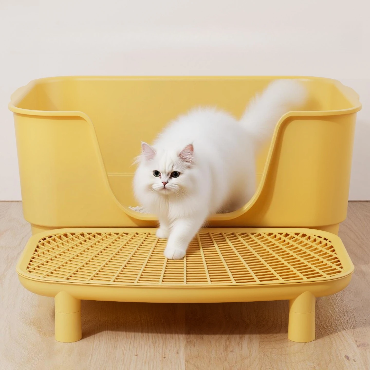 Double Layer High Height Litter Mat Anti-Spla Pedal Mat Prevents Litter Spill From Litter 1005010161323226