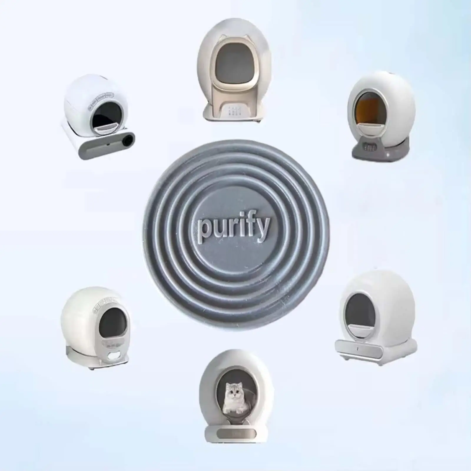Self Cleaning Cat Litter Box Rubber Plug Easy to Install Replacement for x30 1005010164212329