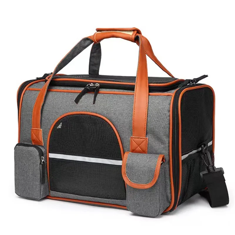 Cat Dog Carrier Airline Approved Soft Sided Pet Travel Bag, Car Seat Safe Carrie 1005010165450698