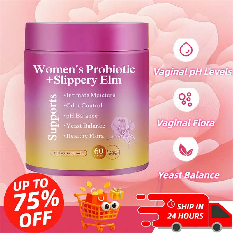 Women's Probiotics Blend Gummies for PH & Yeast Balance with Prebiotics & Lactobacillus 1005010170616117