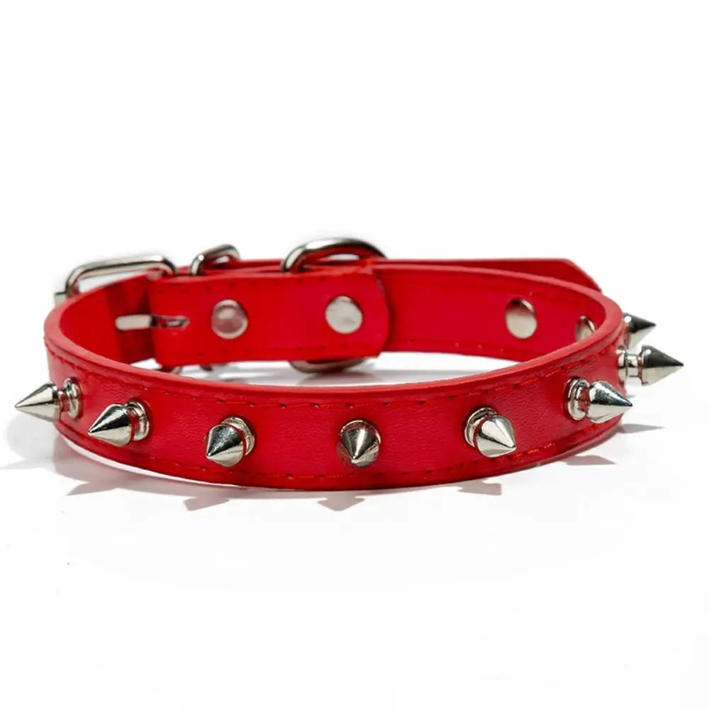 Pet Products Leather Cat Dog Collar Colorful Adjustable Pet Spiked Studded Collars Cool Exquisite 1005010172728990