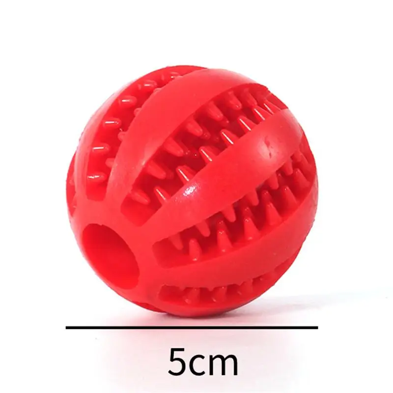Dog Food Ball Pet Cat Toy Interactive Rubber Balls for Small Large Dogs Puppy Chewing Toys Tooth 1005010177527063