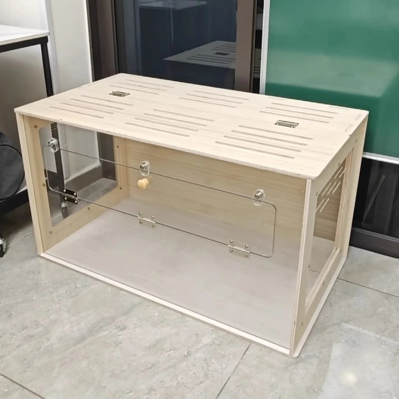 Hamster cage oversized golden bear luxury villa cheap acrylic transparent box small house 1005010182844343