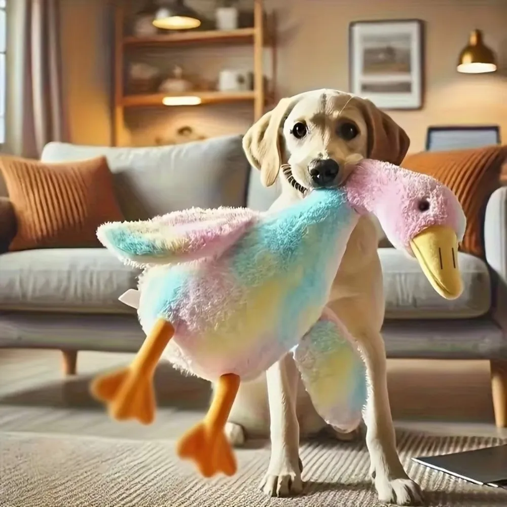 50cm Cute Energy Release Duck Dogs Toy Soft Goose Dolls Pet Companion Toy Cartoon Colorful Cats Toy 1005010183451344