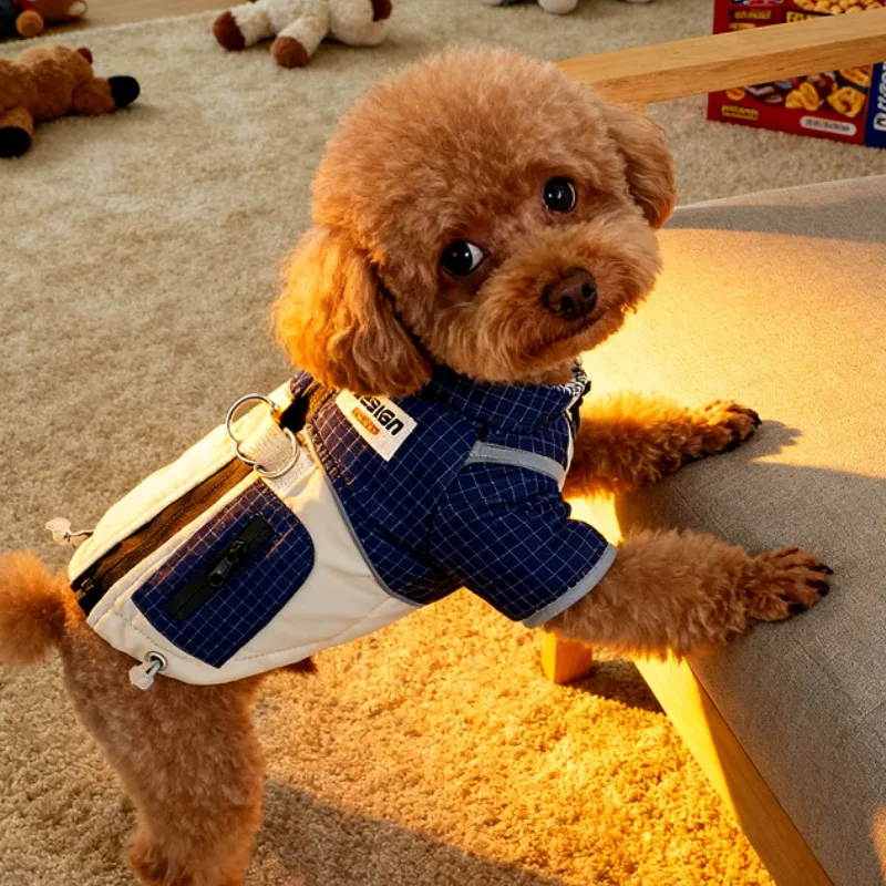 Dog Clothes Cold-Resistant Outdoor Water Windproof Pet Outfitwinter Thick Functional Travel 3-Proof 1005010202463890