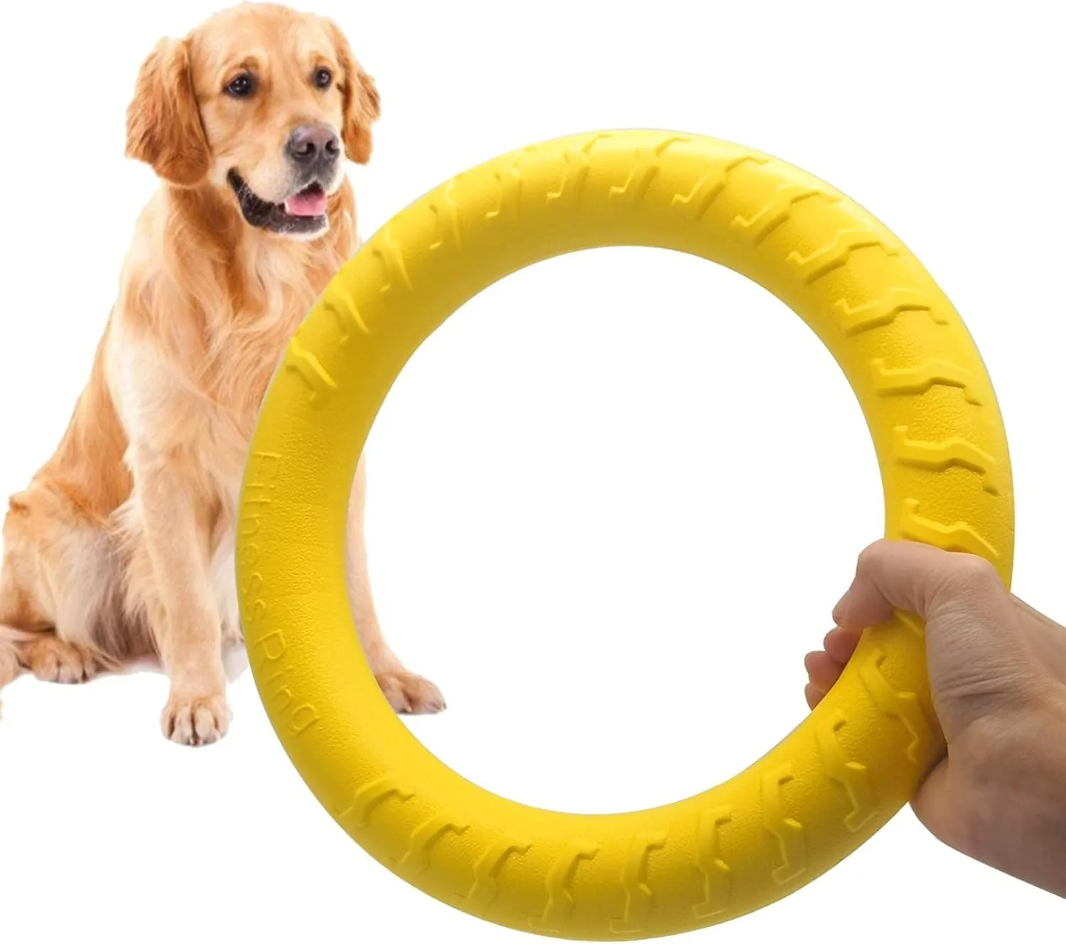Durable Dog Flying Disc Chew Toy, Floating Fetch Toy for Medium/Large Aggressive Chewers 1005010206610658