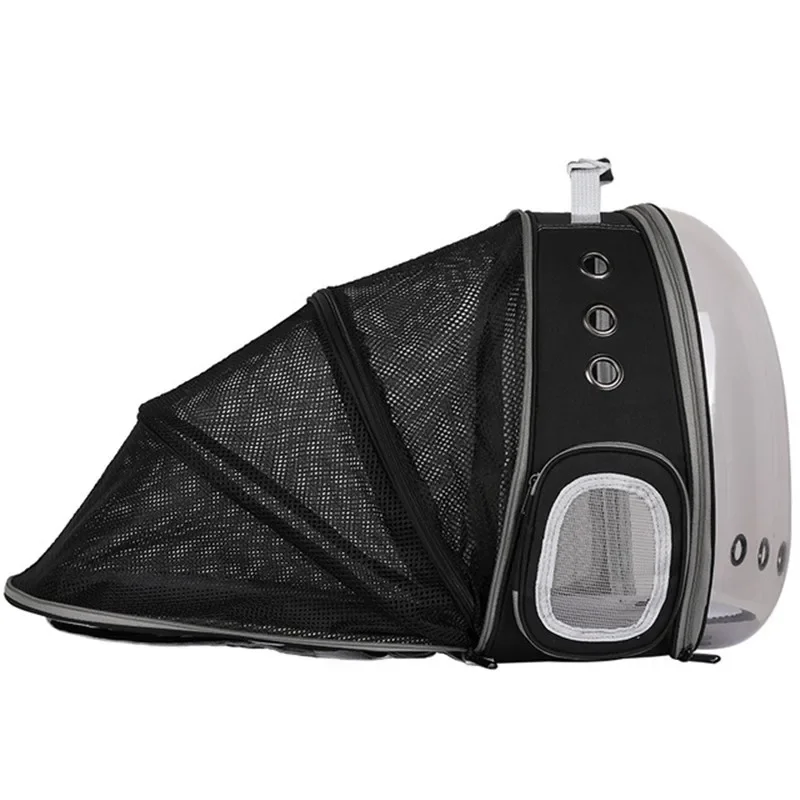 Cat Carrier Bag Breathable Pet Backpack Expansion Bag Outside Portable Transparent Space Capsule 1005010223238812