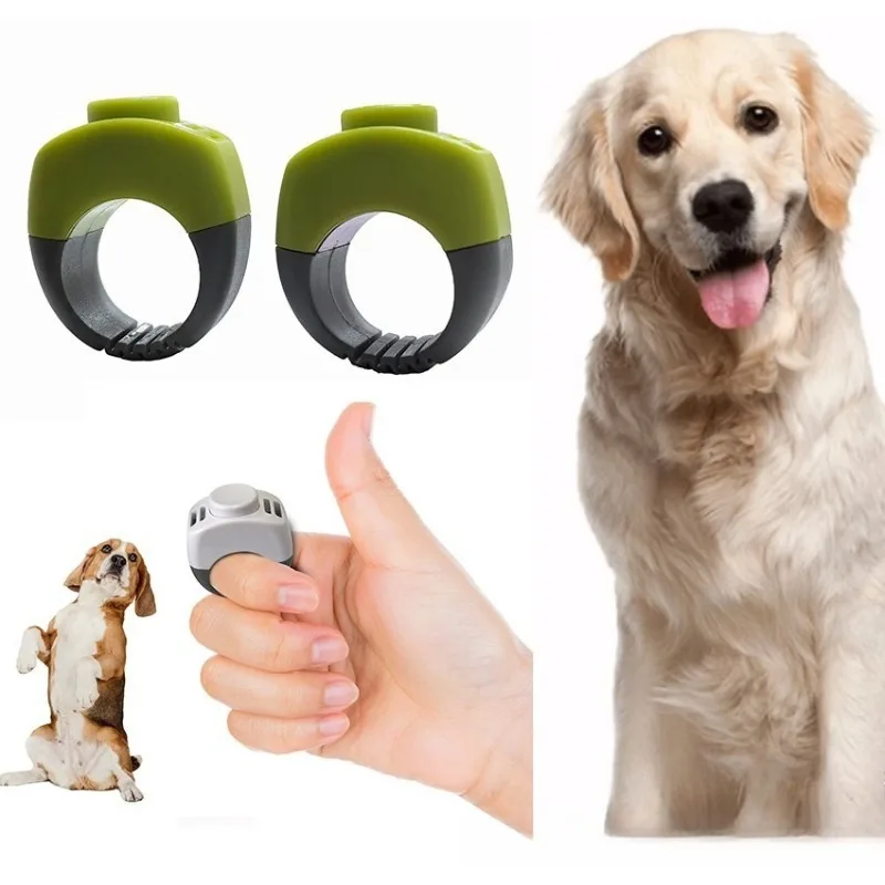 Pet Clicker Ring for Dog Cat Horses Bird Mini Finger Clickers Training Equipment Obedience Behavior 1005010227029041