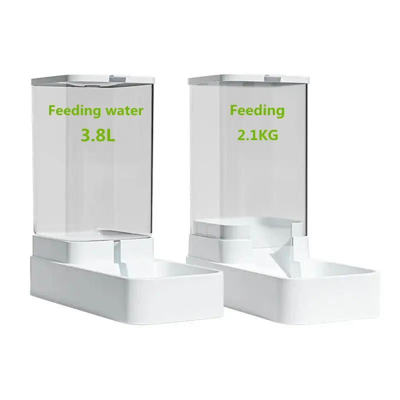 1pc/2pcs Automatic Dog Feeder/Water Dispenser, Plastic Gravity Dog Food And Water Dispenser Set 1005010237333109