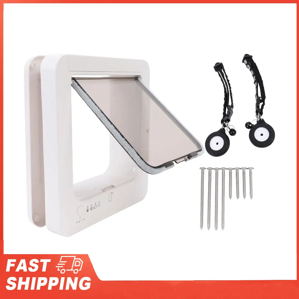 Collar Cat Door Smart Cat Door Automatic Sensing with Collar Activated Easy Installation Pet Door 1005010241672805