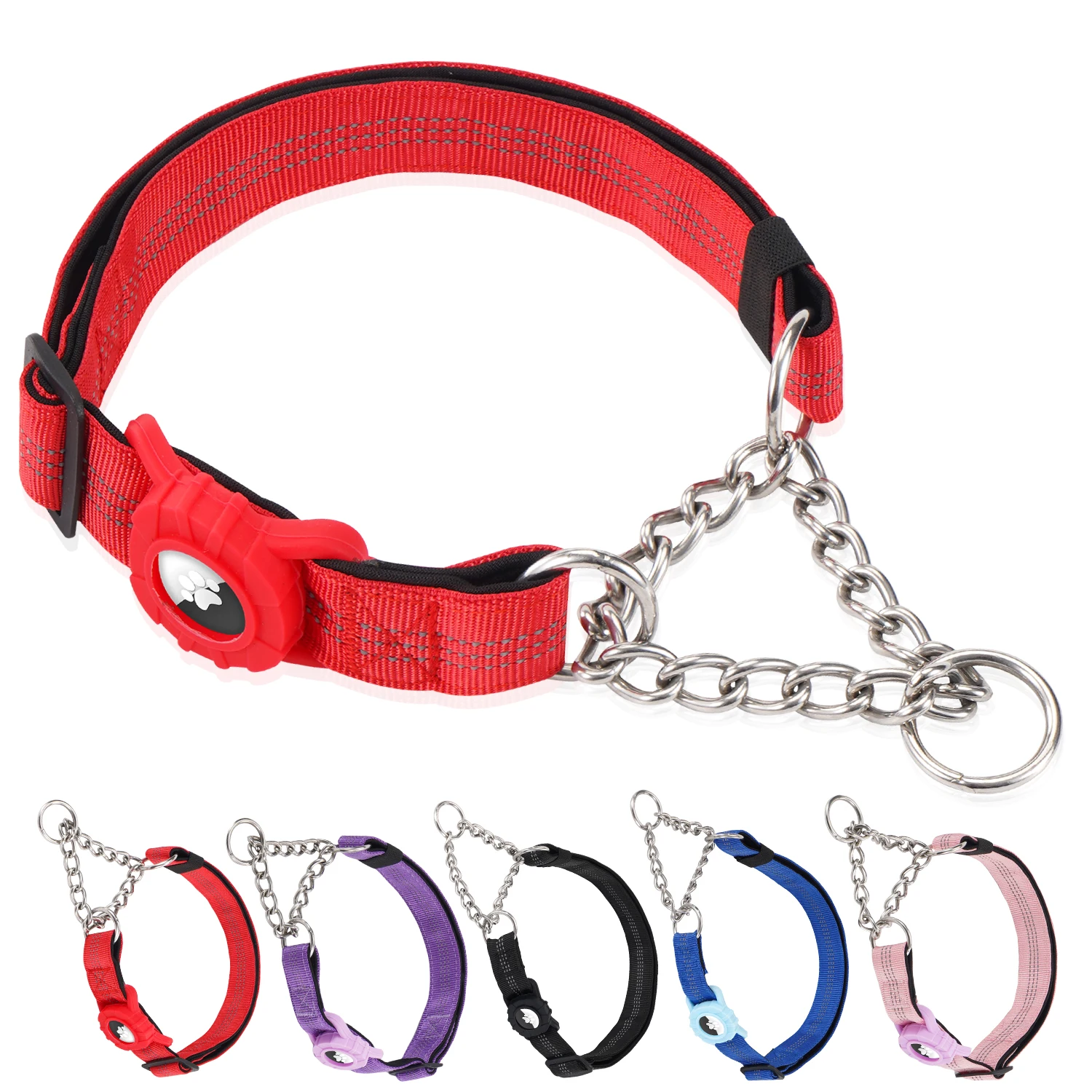 Dog Collar with Air Tag Holder 1005010241818949