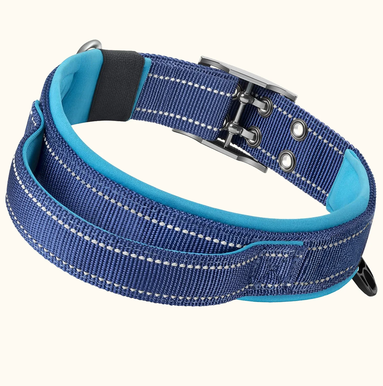 Heavy Duty Tactical Dog Collar, Military Collars with Handle, Training, Walking 1005010242734789