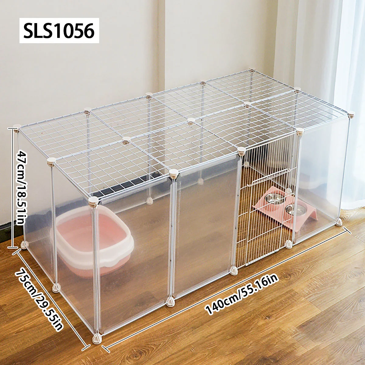 Pet pen Dog cage Indoor kennel fence Dog pen Dog cat free splicing cage dog cage Cat cage rabbit 1005010243744406