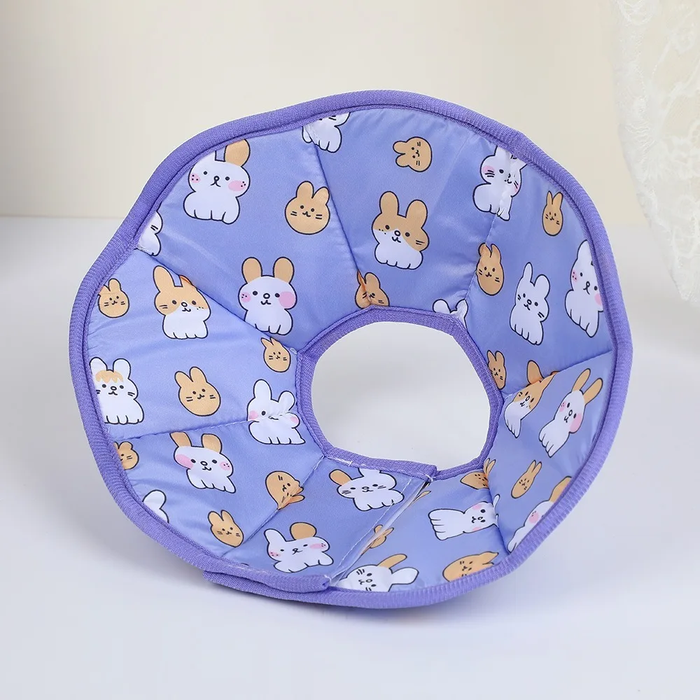 Cute Adjustable Pet Elizabeth Collar Cartoon Soft Anti Licking Collar Breathable Comfortable Cat 1005010248089330