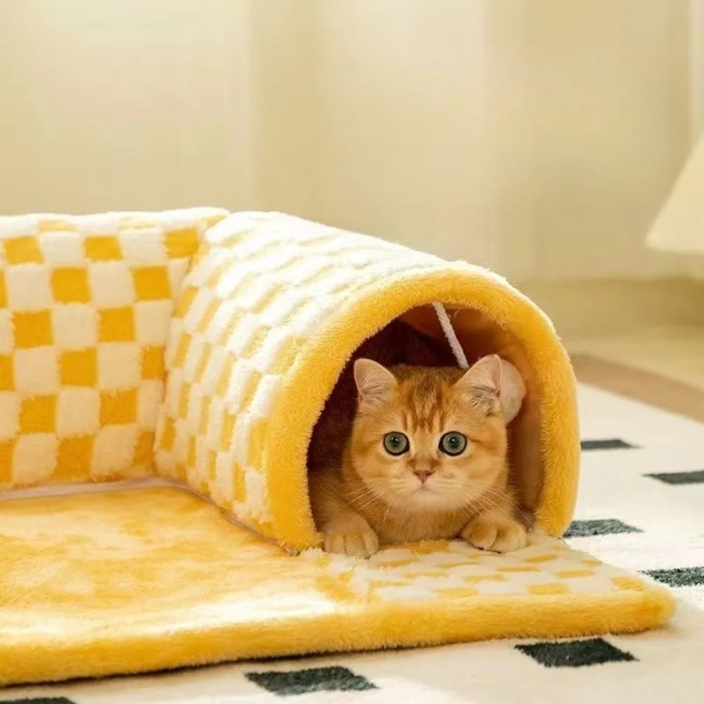 Cat Nest Tunnel Maze Digging Hole Cat Dog Bed Warm for Autumn Winter Suitable All Seasons Removable 1005010258321184