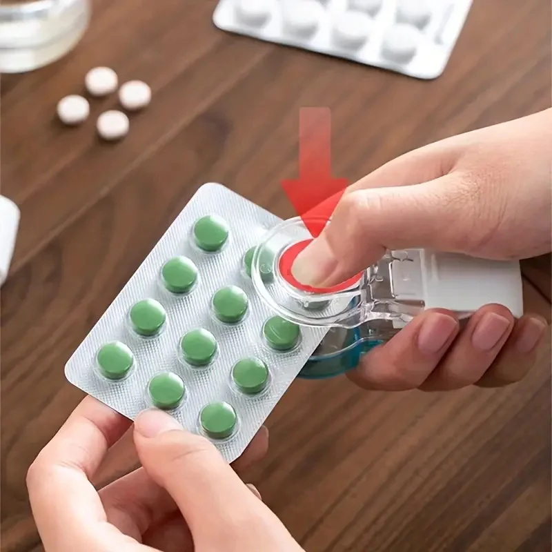 Portable Pill Dispenser & Splitter | Hygienic & Easy Medication Organizer for On-The-Go 1005010263287440