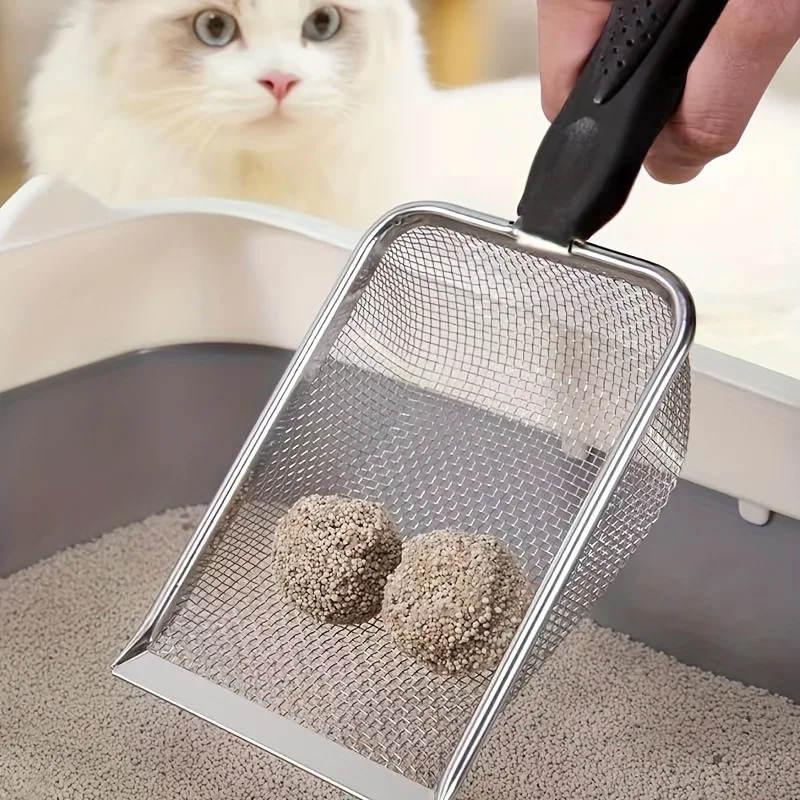 Pet Cleaning Tool Metal Aluminum Alloy Cat Litter Scoop Stainless Steel Durable Handle Pet (1Pcs) 1005010265836468
