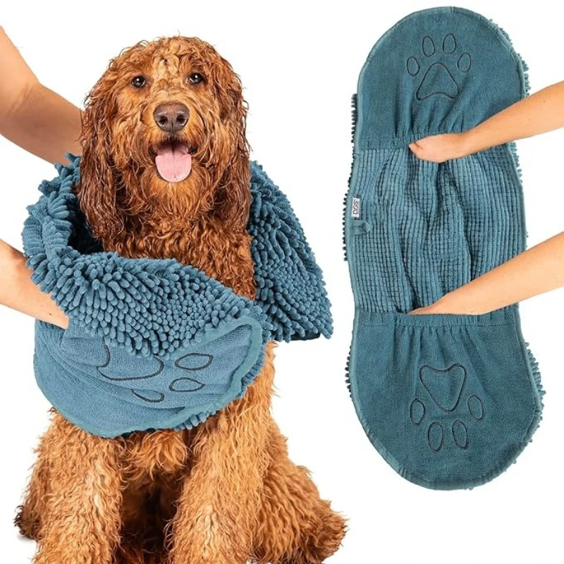 Pet Cat Absorbent Towel Dog Bath Towel Golden Hair Blanket Large Absorbent Quick-drying Teddy Small 1005010297684090