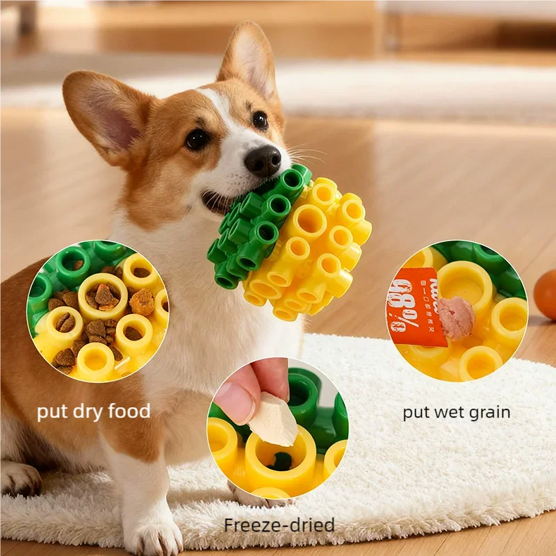 Interactive Puzzle Dog Toys Square Feeder Toy Non Toxic Dental Cleaning Chew Puzzle Feeding Toy Pet 1005010310296084