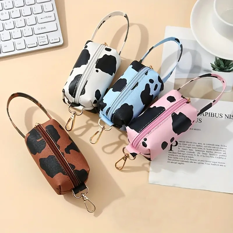 Dog Poop Bag Dispenser Leopard Pattern Dog Poop Bag Holder PU Leather Bags for Dogs Walking Litter 1005010313486760