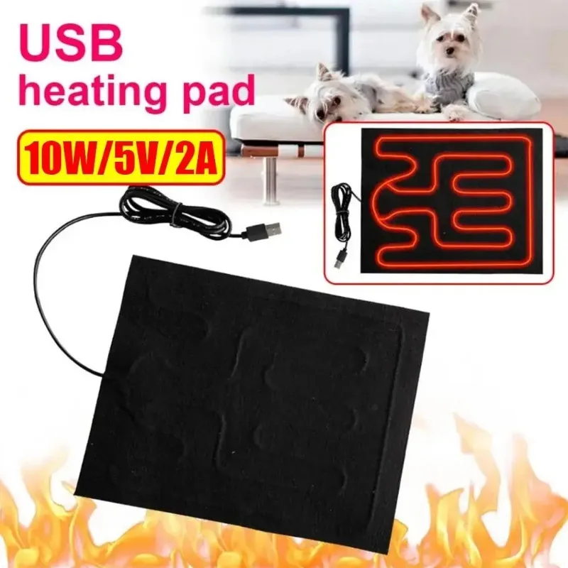USB Folding Heated Pet Cushion Waterproof Electric Warming Mat for Dog & Cat Winter Car Seat Home 1005010315695279