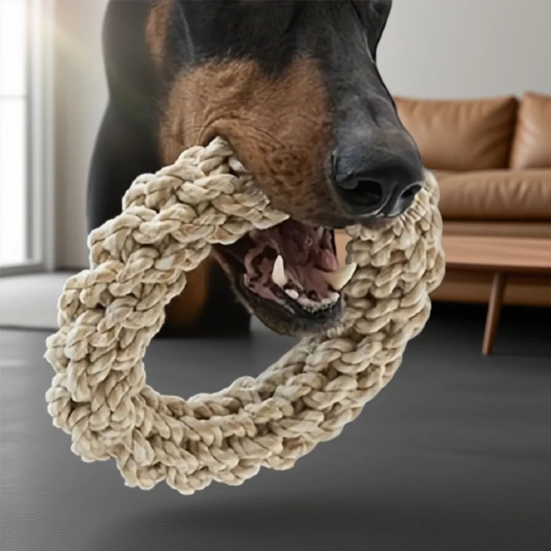 Bite-Resistant &Durable Chew-Proof Rope Knot Dog Toy 1005010316140619
