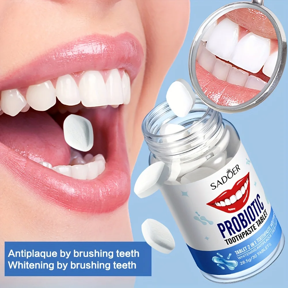 Probiotics Solid Toothpaste, Deeply Cleaning, Fresh Breath, Cleans Dirt 1005010321490696