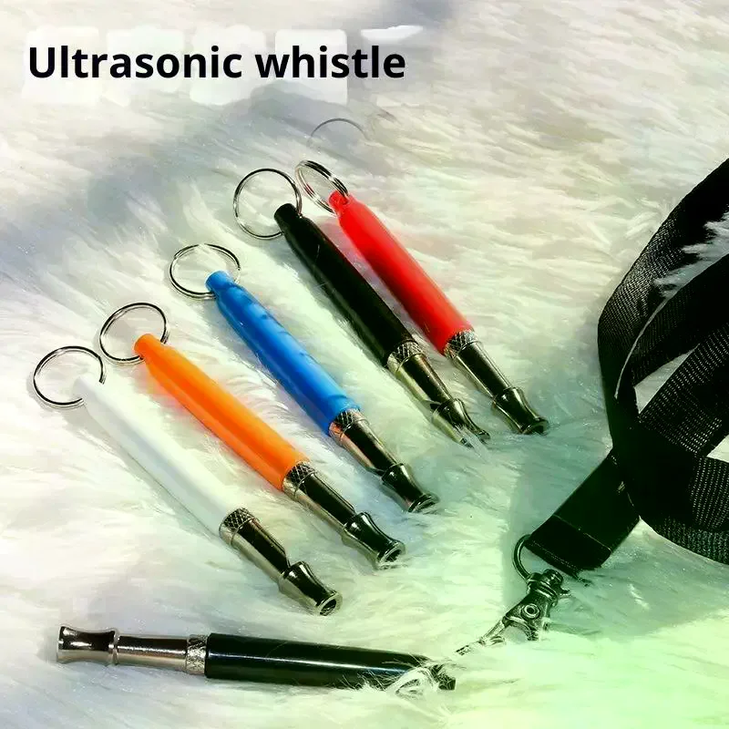 1Pcs Ultrasonic Flute Dog Bark Controller, Adjustable Training Whistle with Lanyard 1005010327178470