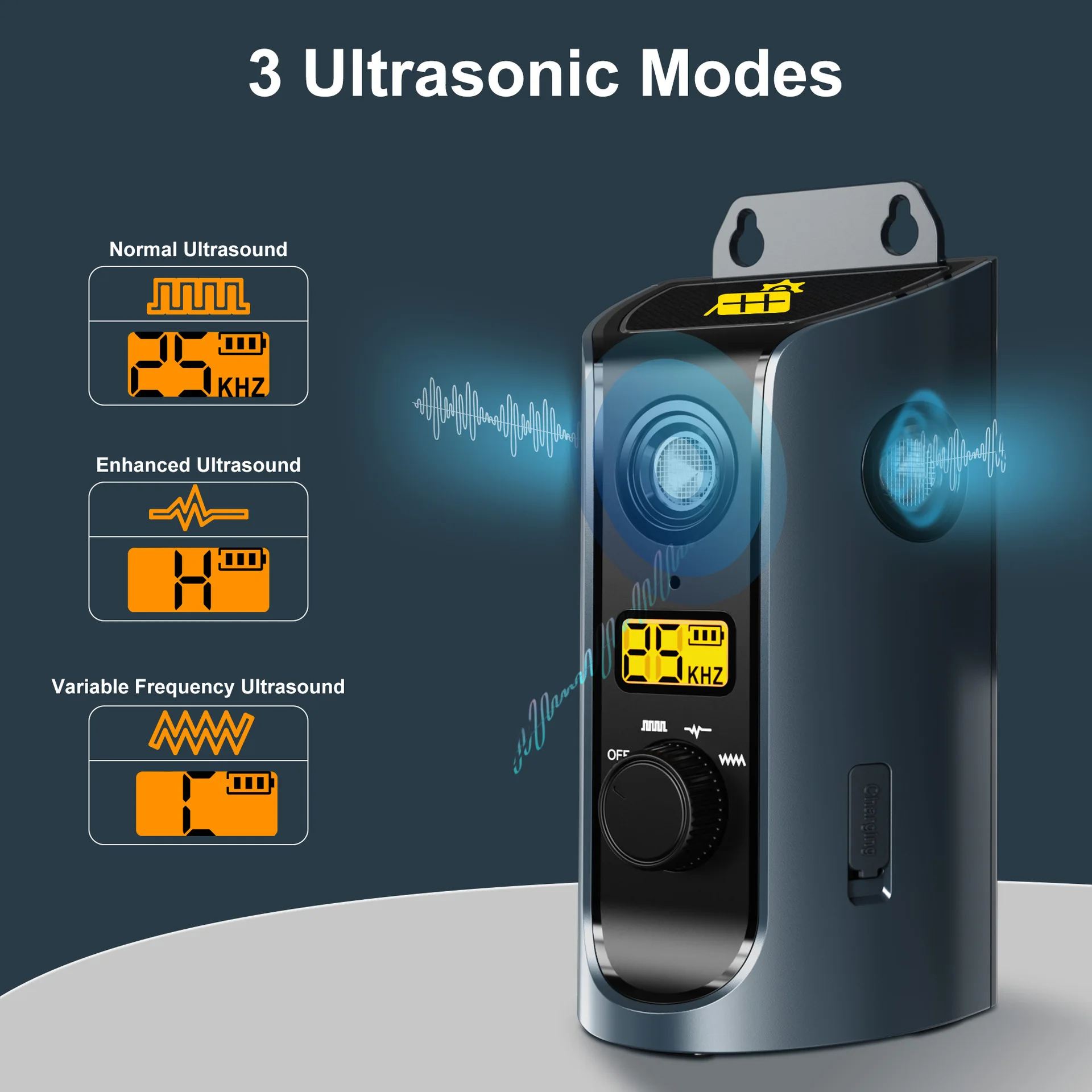 PATPET U13 Portable Ultrasonic Anti Barking Device Dog Solar Charging Dog Pet Training High 1005010332416072