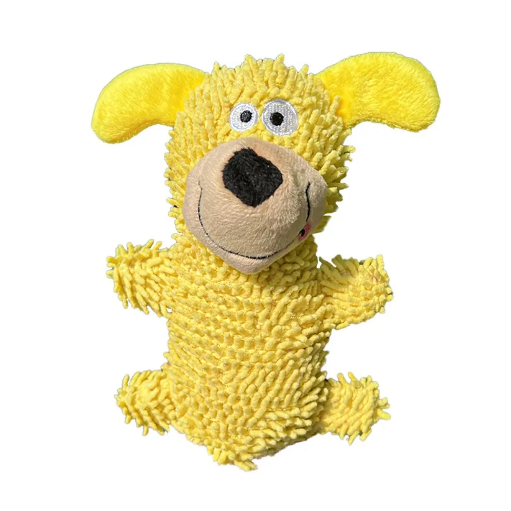 Cartoon Squeaky Dog Toy Creative Bite-resistant Cleaning Tooth Chew Toy Wear-resistant Portable Pet 1005010340989965