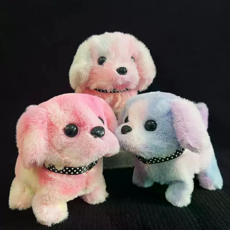 Interactive Puppy Doll with Leash Electronic Walking and Barking Plush Dog Toy for Kids (1Pcs) 1005010345413220