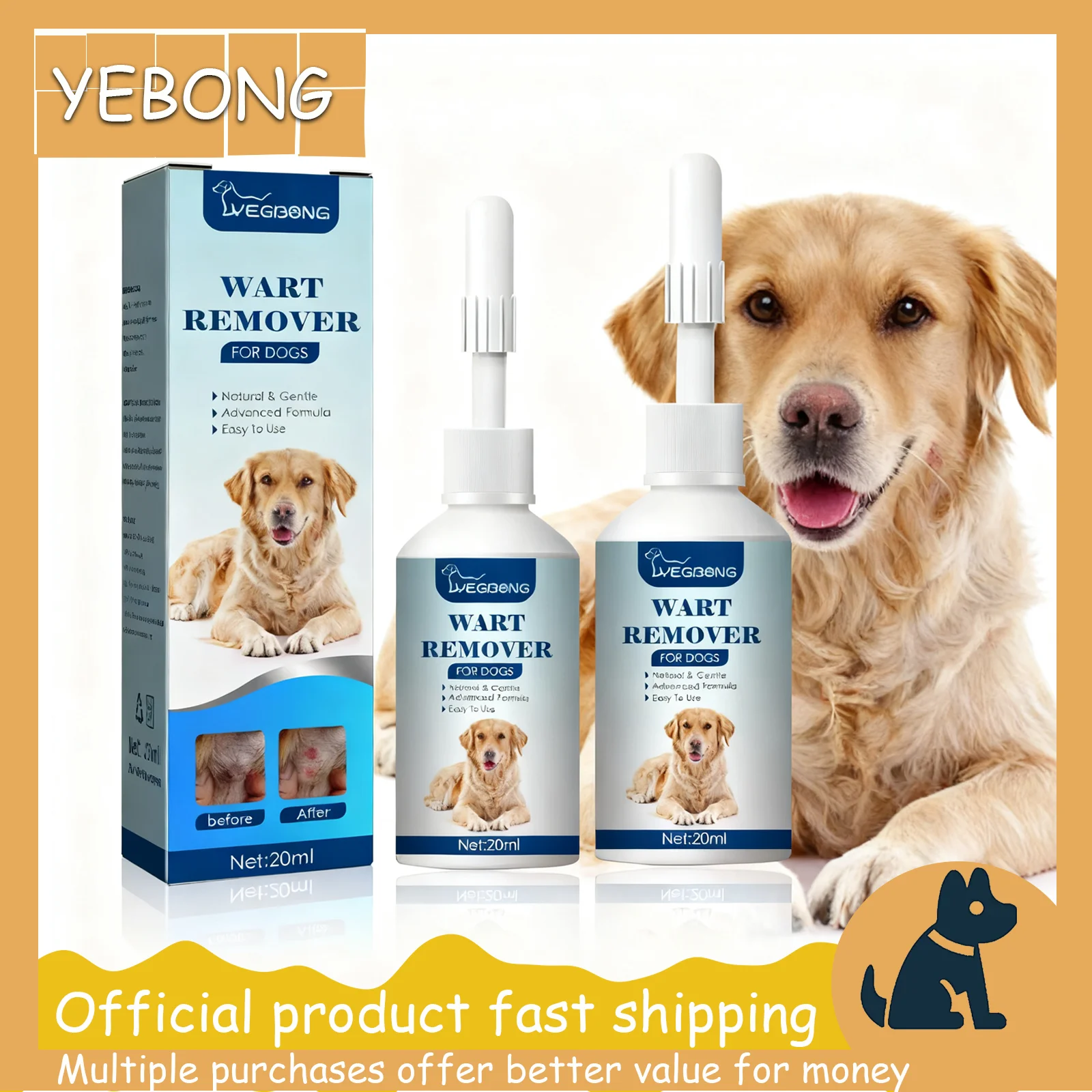 Painless Wart Removal Liquid Dog Wart Remover, Cat Skin Tags Removal Treat Against Moles Corn 1005010351117530
