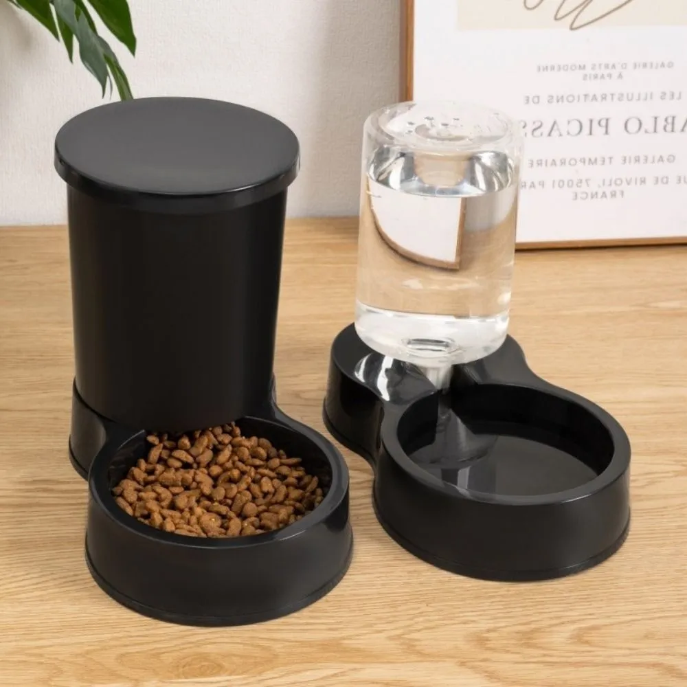 800mL Pet Automatic Feeder Large Capacity 2 Styles Cat Dog Water Dispenser Feeder Set 4 Colors 1005010355538342