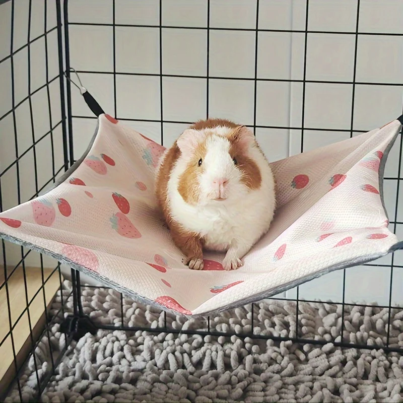 Double-Sided Hammock Guinea Pig Breathable Summer Hammock with Sling Pets Hammock Pet Products 1005010356408342