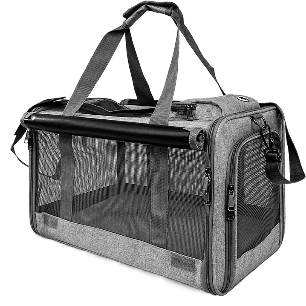 Oxford Cloth Cat Carrier Handbag Breathable Soft Sided Pet Carrying Bag Large Capacity Foldable Pet 1005010356750895