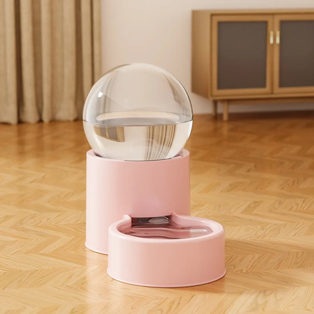 Large Capacity Automatic Pet Feeder Neck Protection Leakproof Dog Water Dispenser Visual Window 1005010357522056