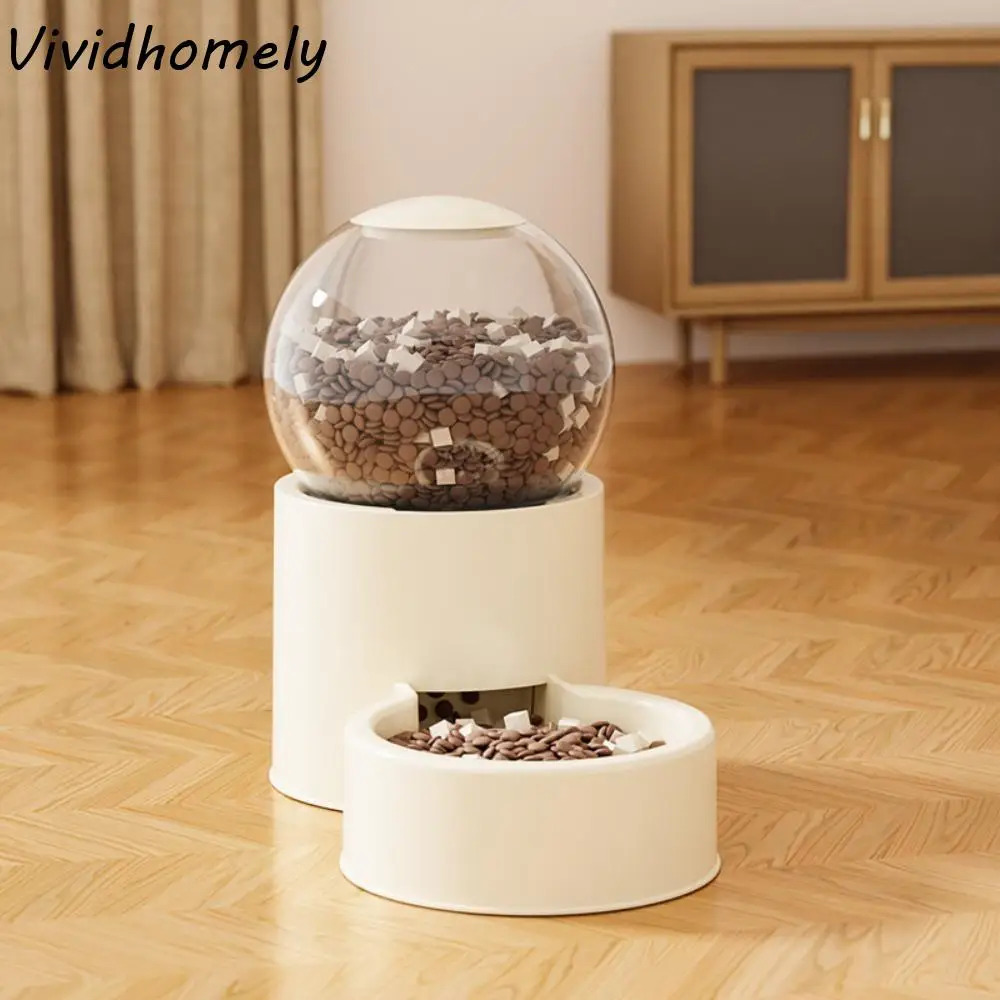 Large Capacity Automatic Pet Feeder Plastic Leakproof Dog Water Dispenser Detachable Neck 1005010357541369