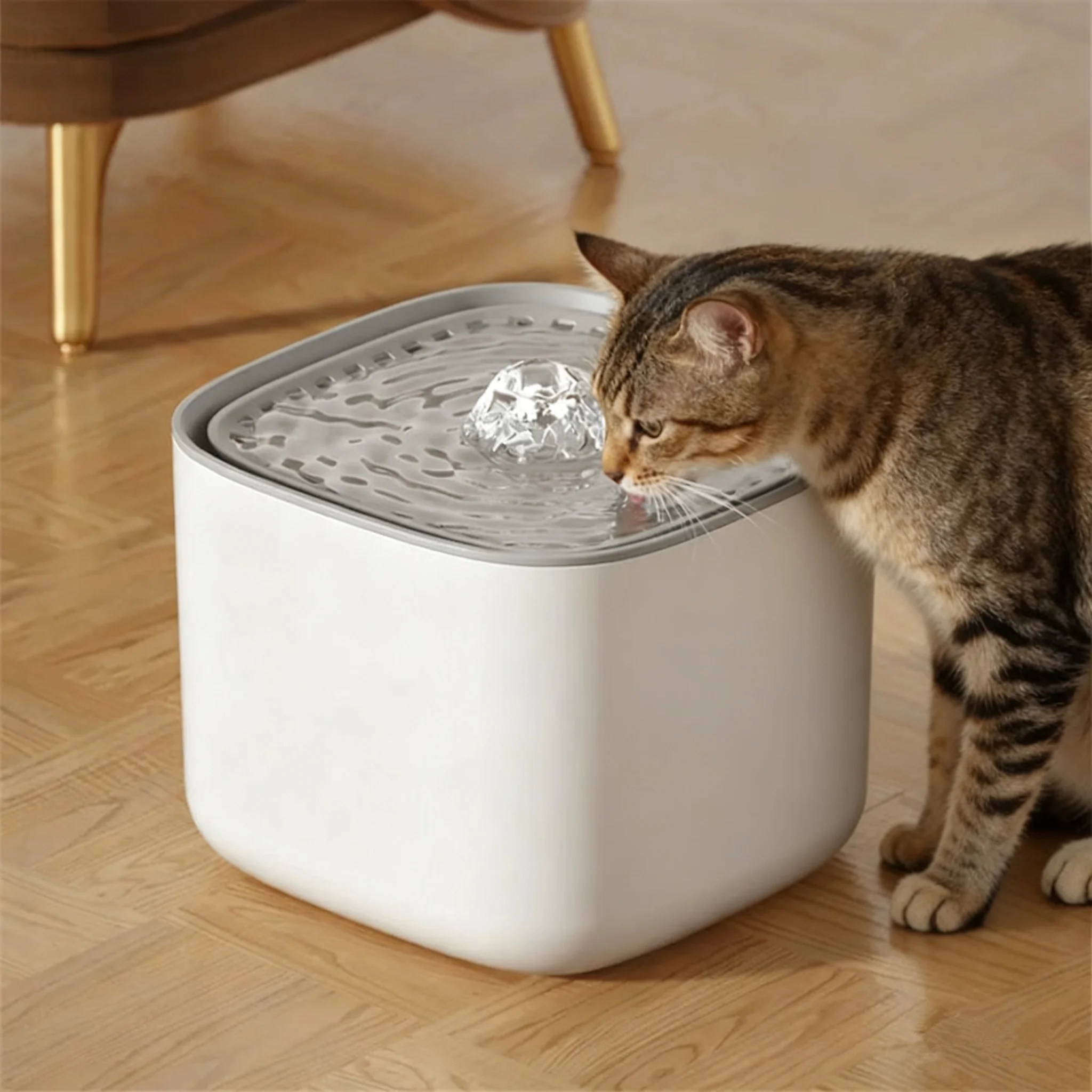 Cat Water Fountain Auto Recirculate Filter Large Capacity Filtring Drinker USB (3L) 1005010361633532