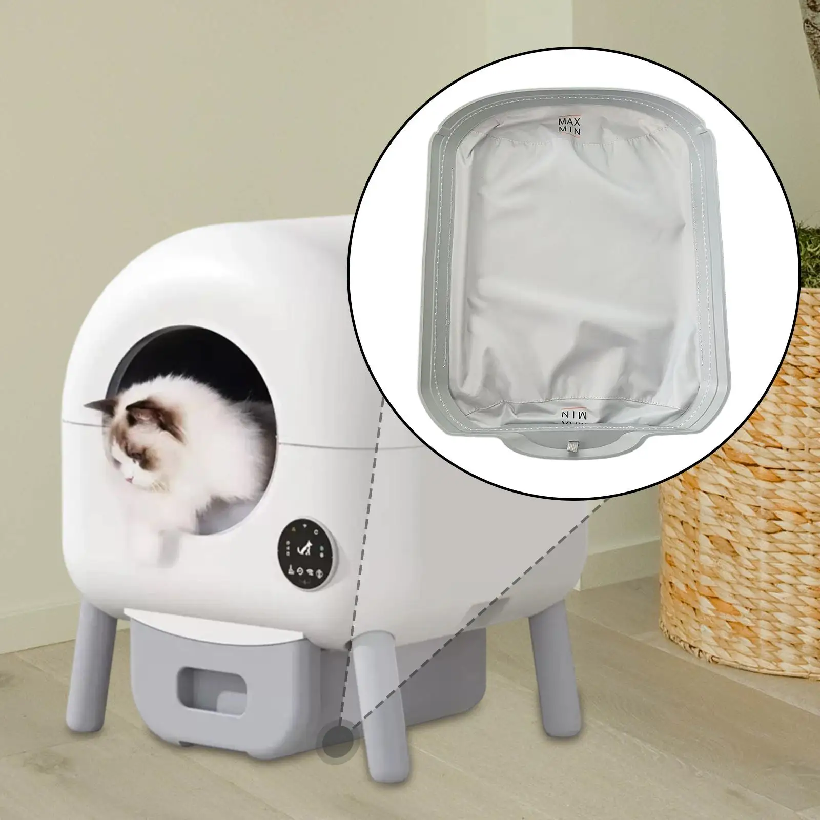 Cat Litter Box Liner Tray Indoor Cats Replace Accessory 1005010362316333