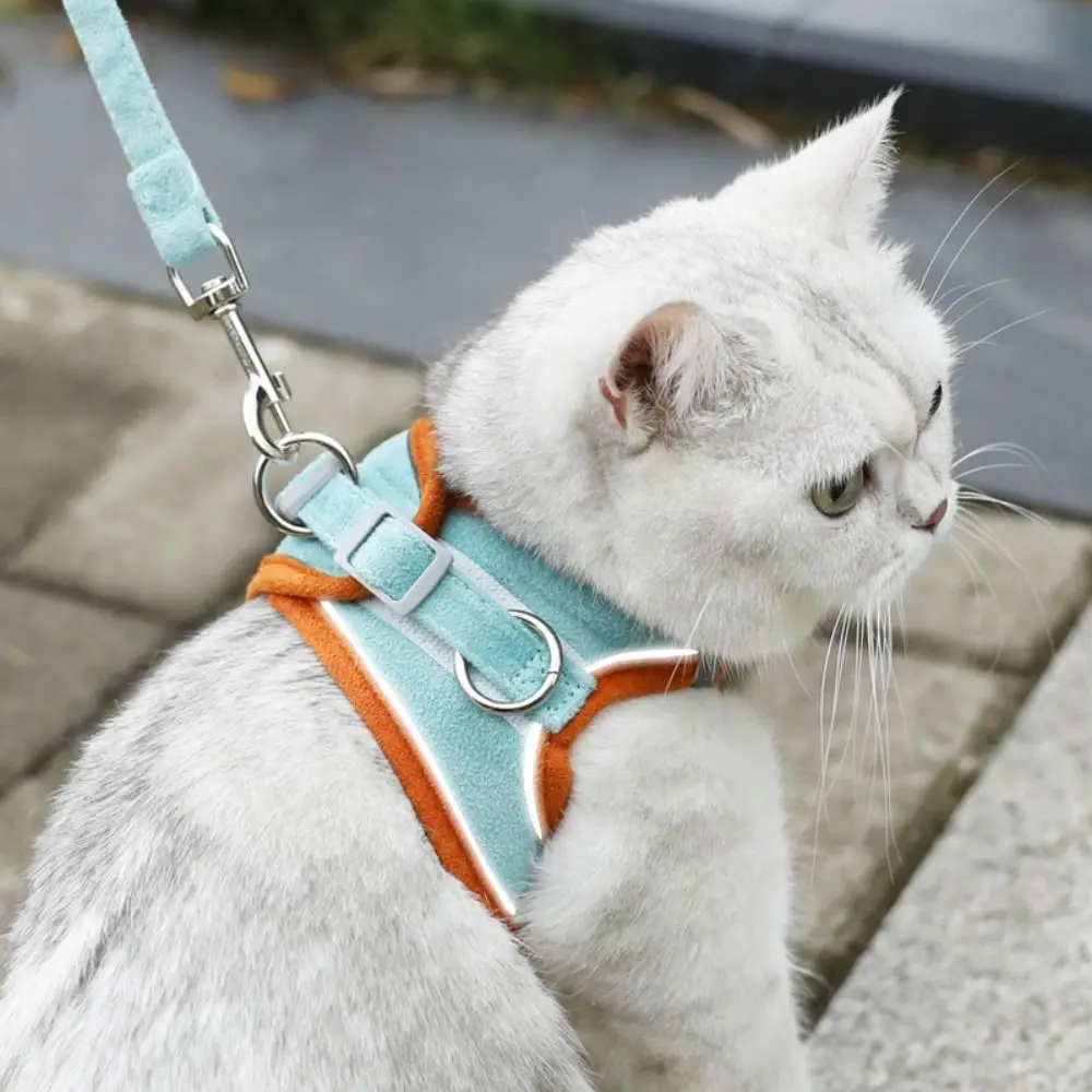 Dog Walking Rope Reflective Pet Chest Strap Anti Escape No Pull Cat Harness Vest Adjustable 1005010365301190