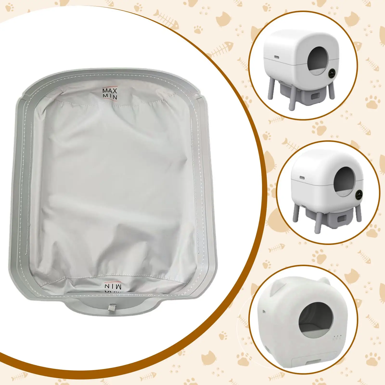 Cat Litter Box Liner Tray Easy Maintenance Practical Cat Litter Accessory Inner Mat Removable Liner 1005010368837658