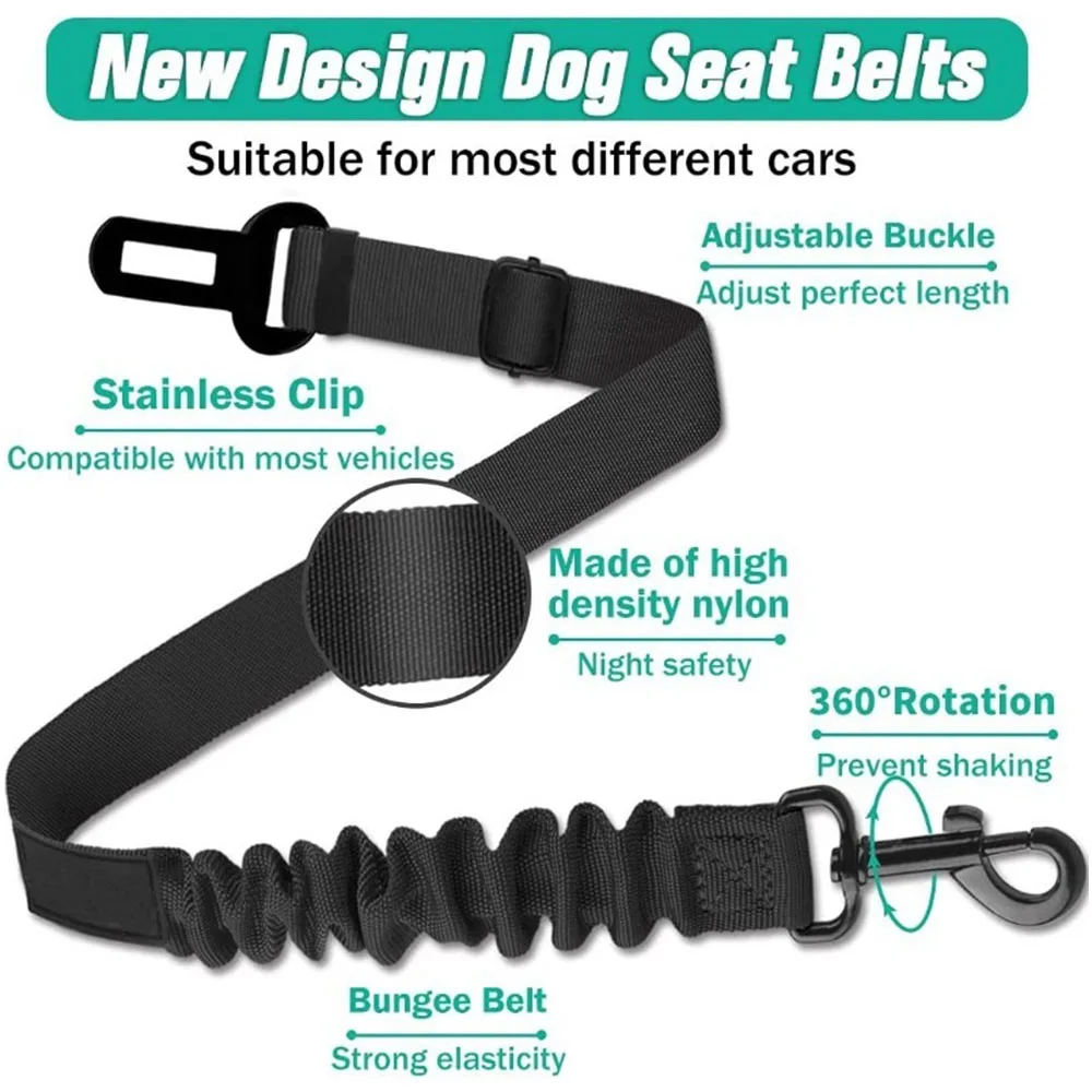 Advanced Dog Car Seat Belt Pet Dog Car Seat Nylon Material Seat Buckle Adjustable Length Suitable 1005010369159892