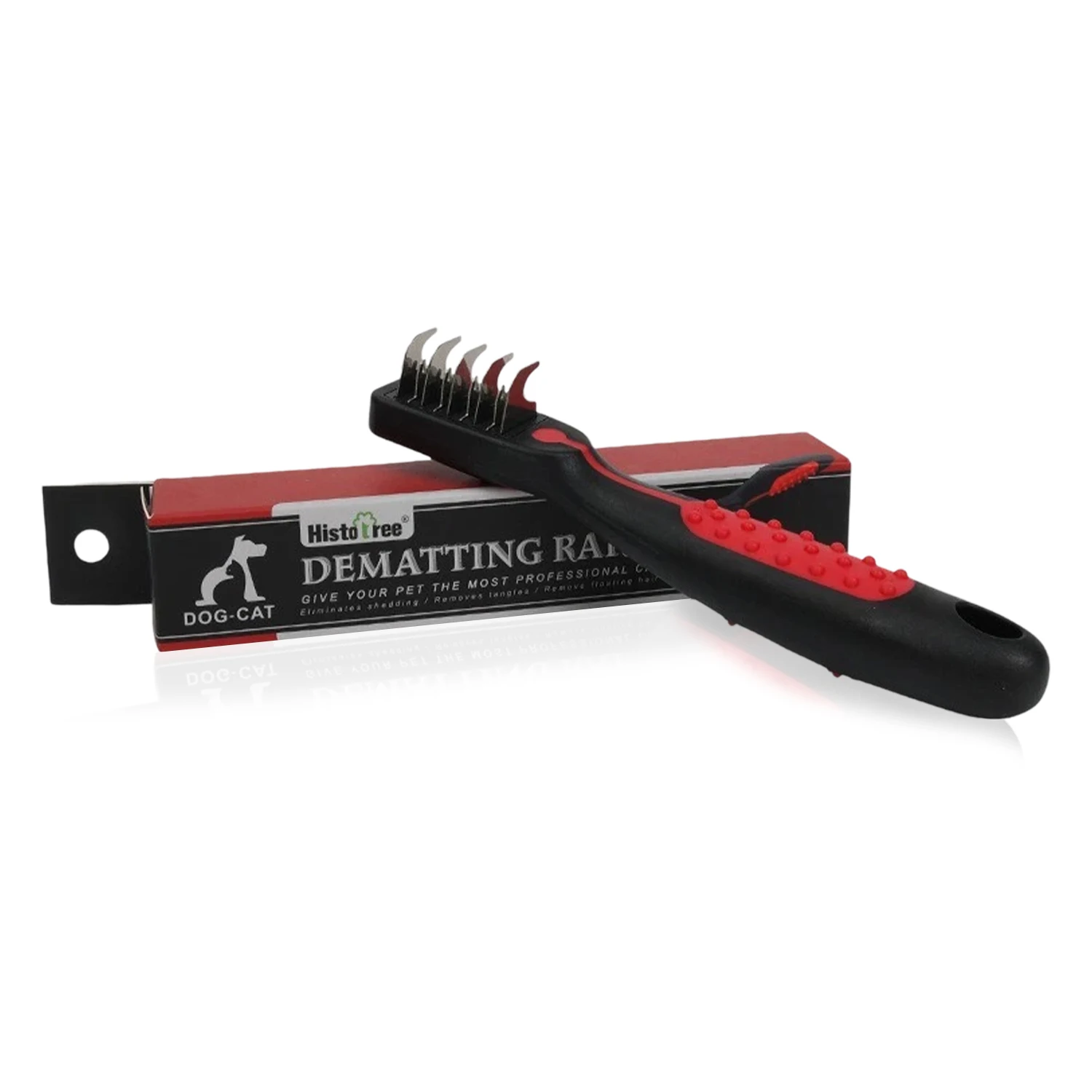 Professional Pet Mat Remover, Dematting Tool for Grooming Cats & Dogs, Removes Matted Fur, Tangles 1005010374812581