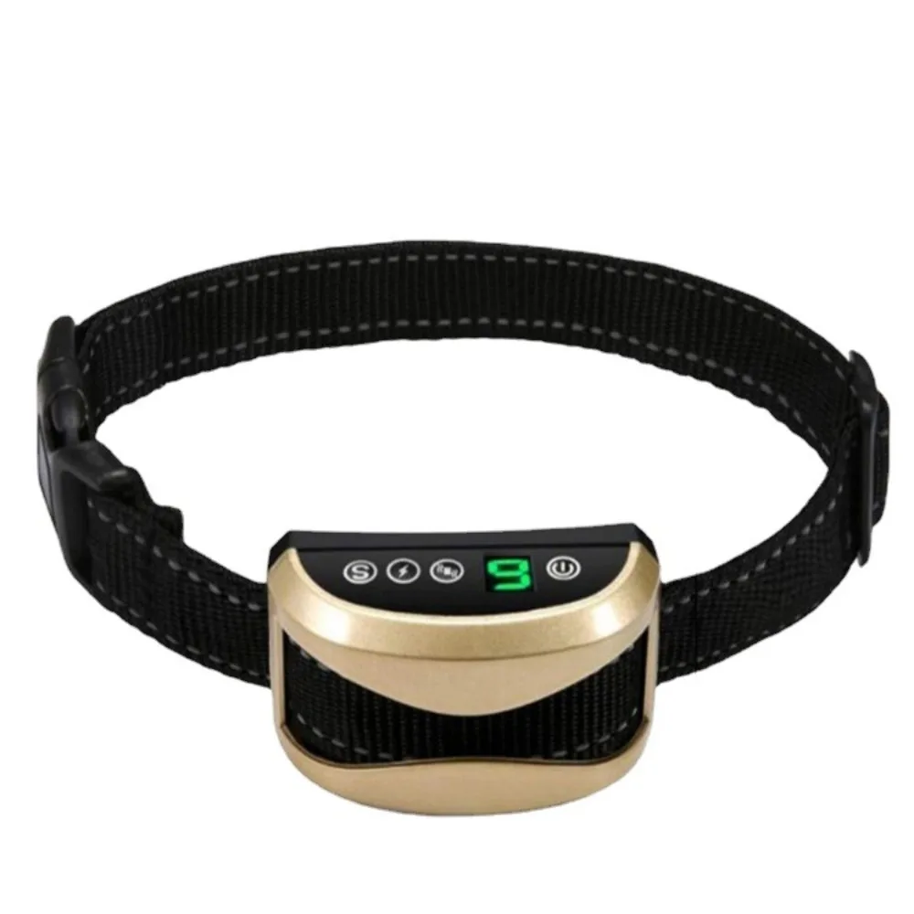 Smart Dog Anti Bark Collar Waterproof Adjustable Ultrasonic Training Collar Digital Display 1005010379883580