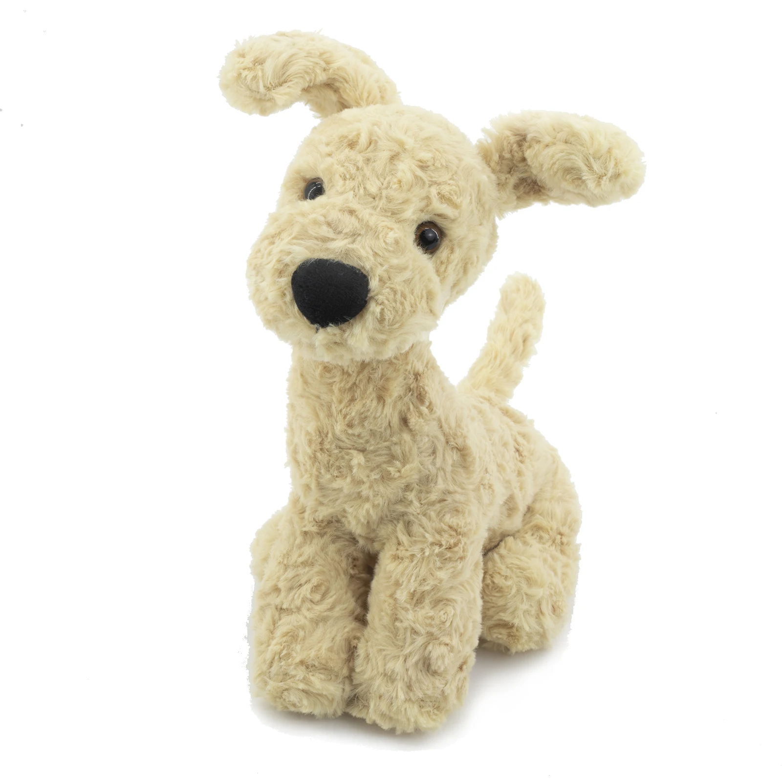 Adorable Fluffy Hair Highland Yellow Terrier Plushie Soft Puppy Plush Toy Stuffed Lifelike Animals 1005010381341559