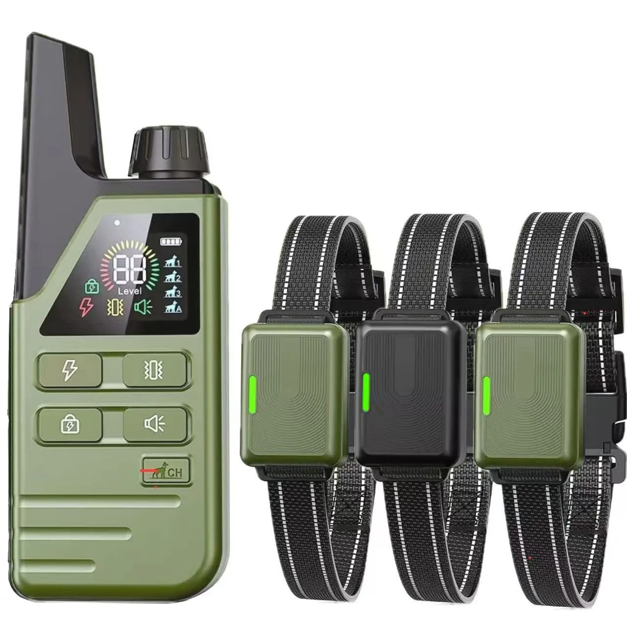 Electric Dog Training Collar 300M Remote Control Pet Puppy Dog Bark Stop Collar IPX7 Waterproof 1005010382354962