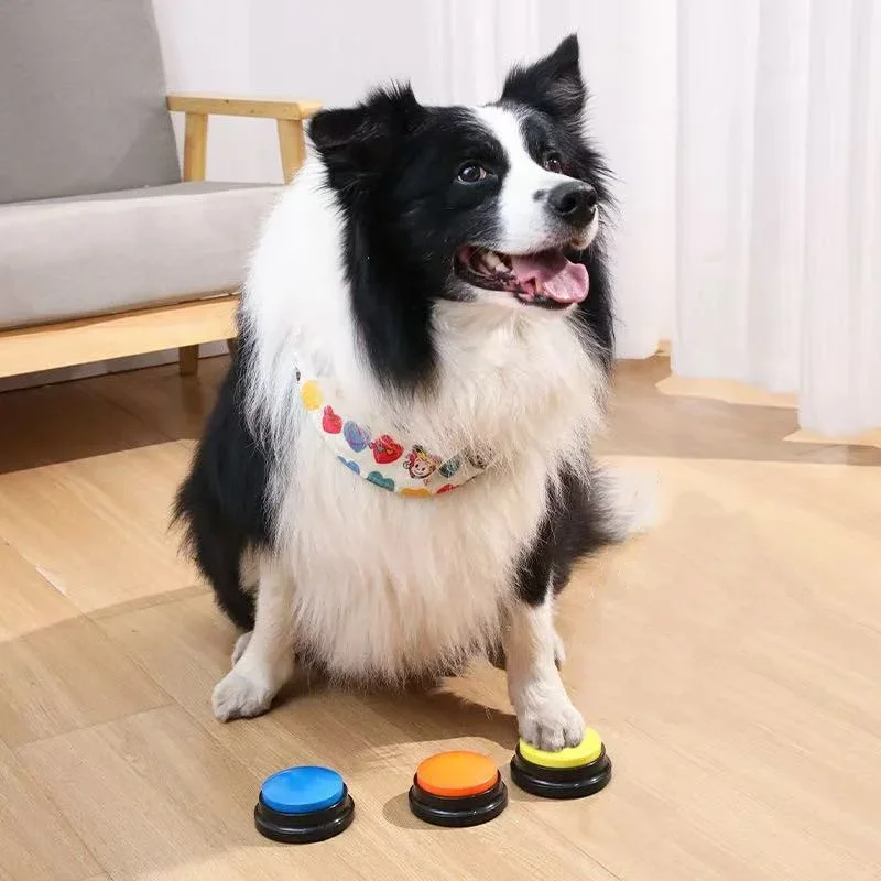 Dog Communication Buttons Voice Recording Button for Pet Training Buzzer 30 Second Record Playback 1005010384050425