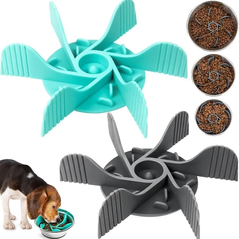 Pet Feeder Plugin Powerful Suction Cup Slow Food Anti Choking Bowl Convenient Easy Clean Extended 1005010384277510